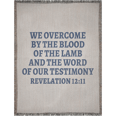 The By the Blood of the Lamb | Woven Blanket