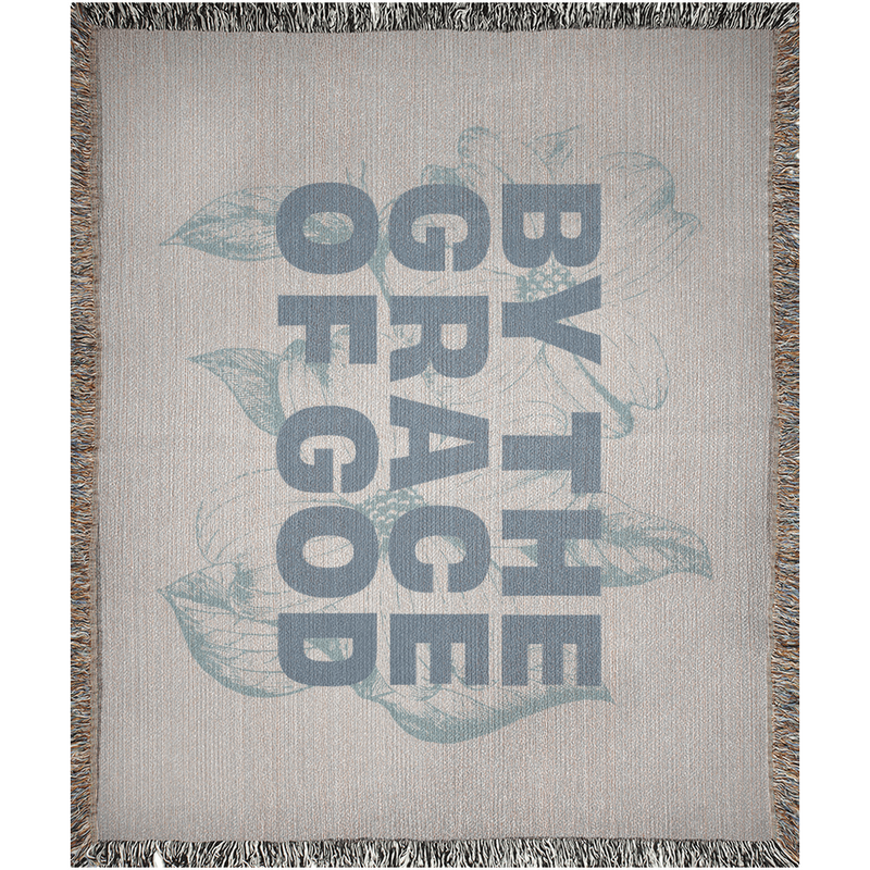 The By the Grace of God | Woven Blanket