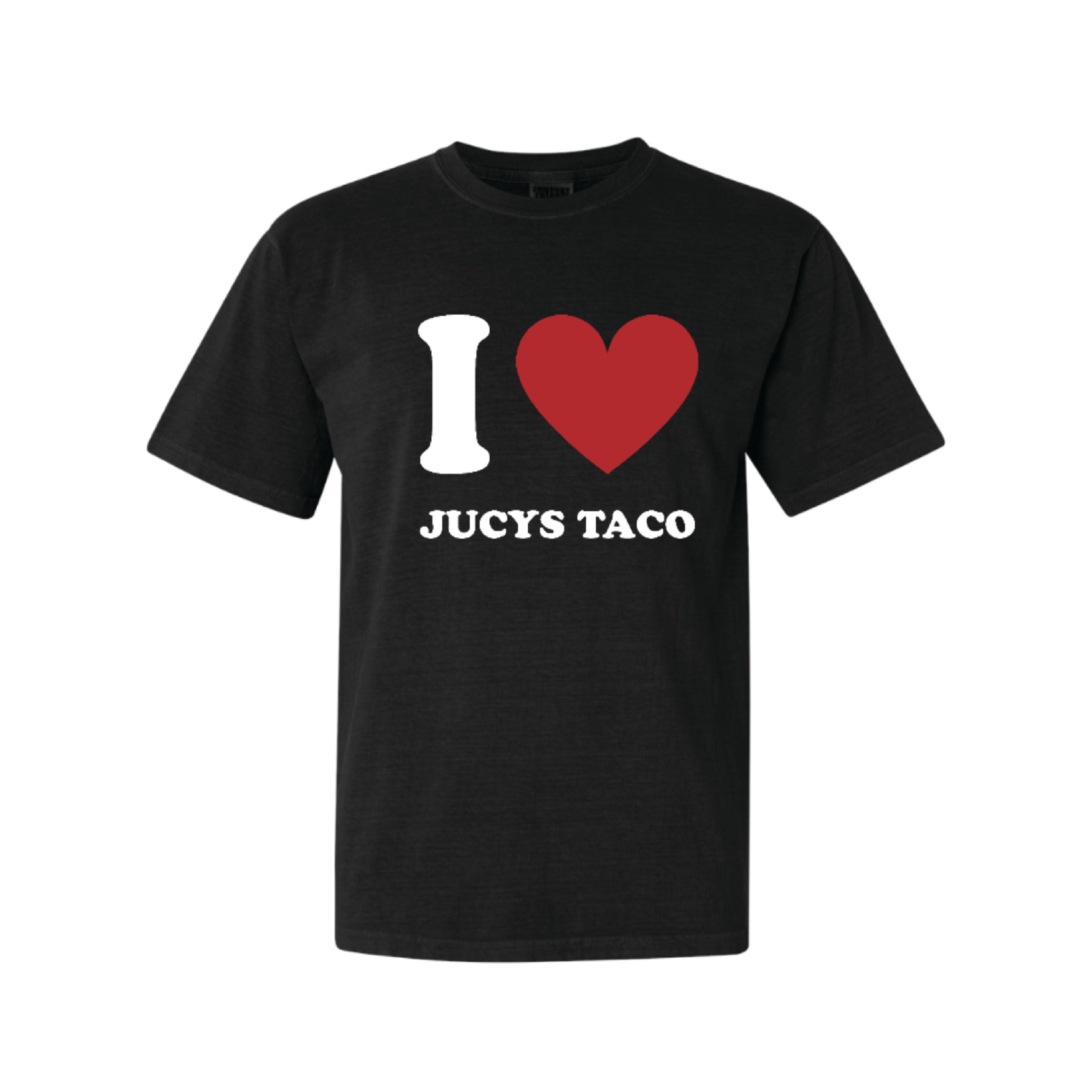 the-i-love-jucys-taco-black-tee-scarlet-gold