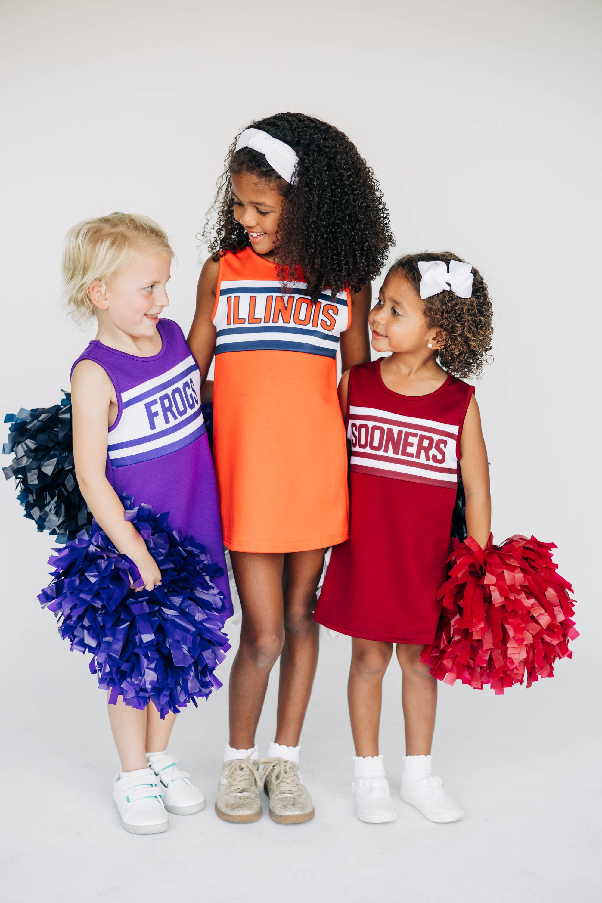 NCAA Cheer Dresses – Scarlet & Gold