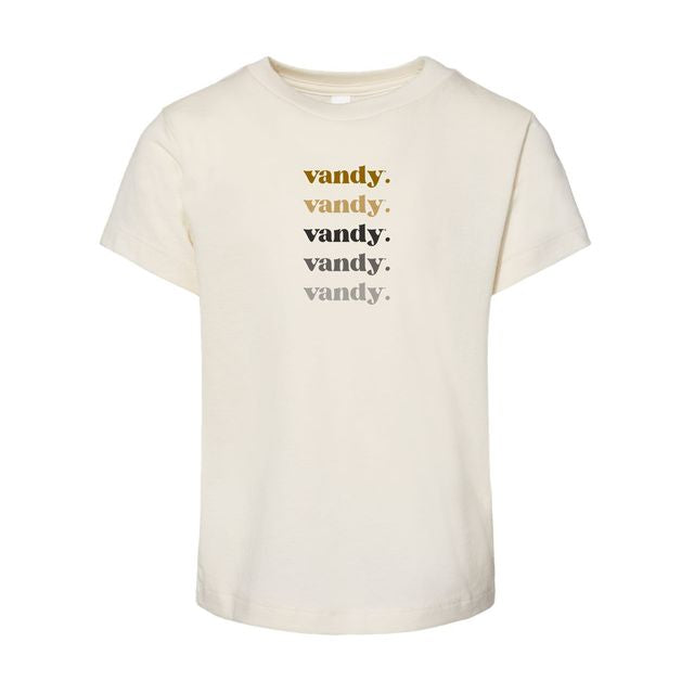 The Vandy Repeat | Toddler Natural Tee