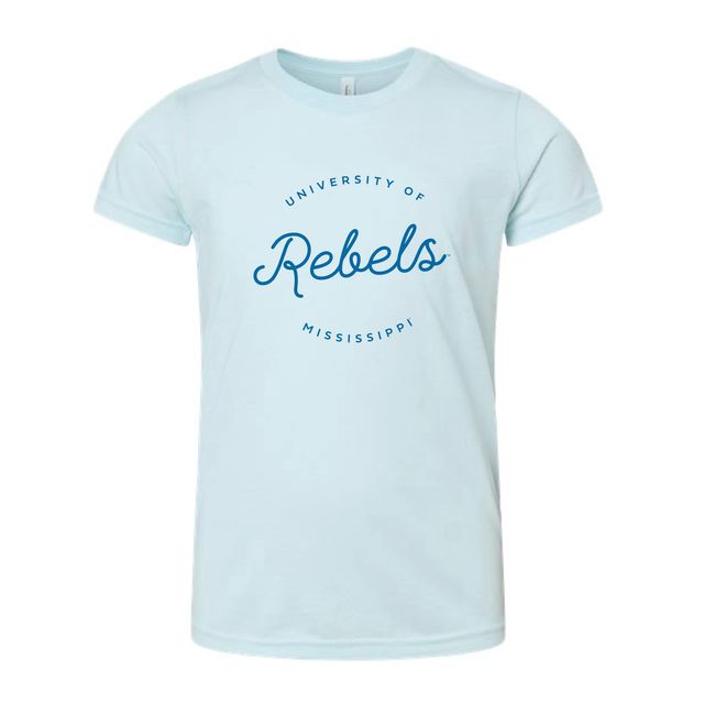 The Script Rebels | Youth Ice Blue Triblend Tee