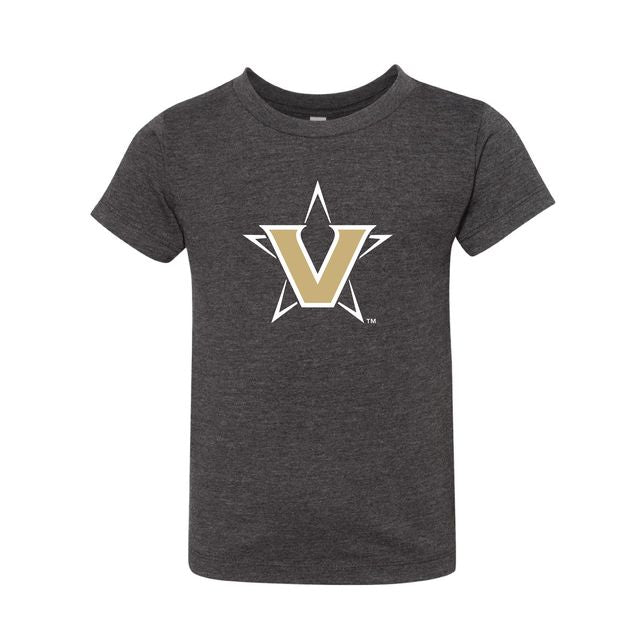 The V Star Logo| Toddler Dark Heather Grey Tee