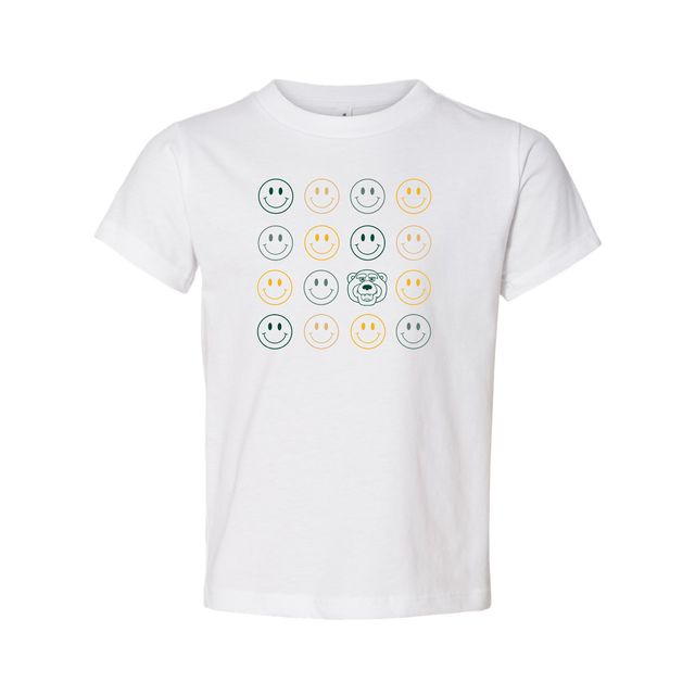 The Smiles For Bruiser | Toddler White Tee