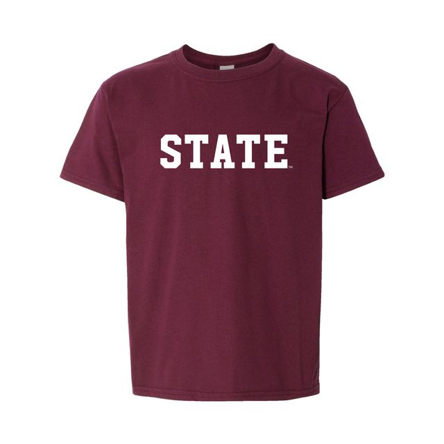 The State Block | Youth Maroon Tee