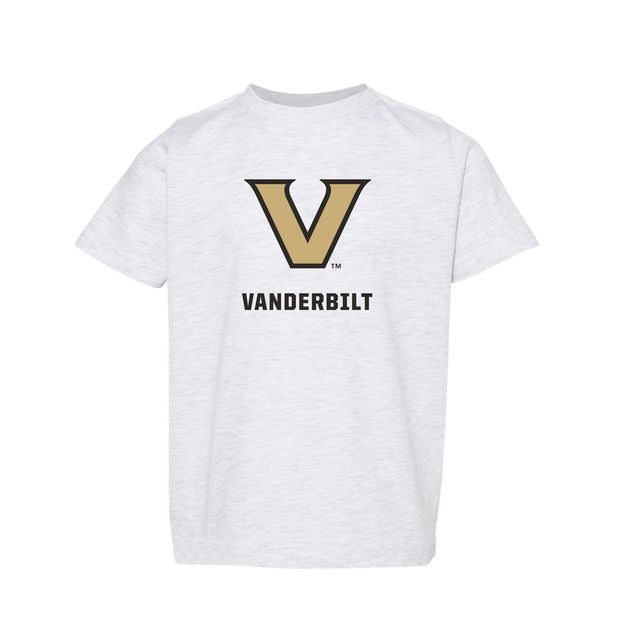 The V Vanderbilt Logo | Toddler Ash Tee