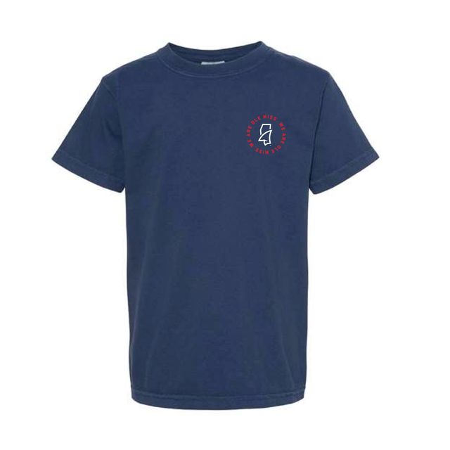 The Ole Miss Spirit Circle  | Youth True Navy Tee