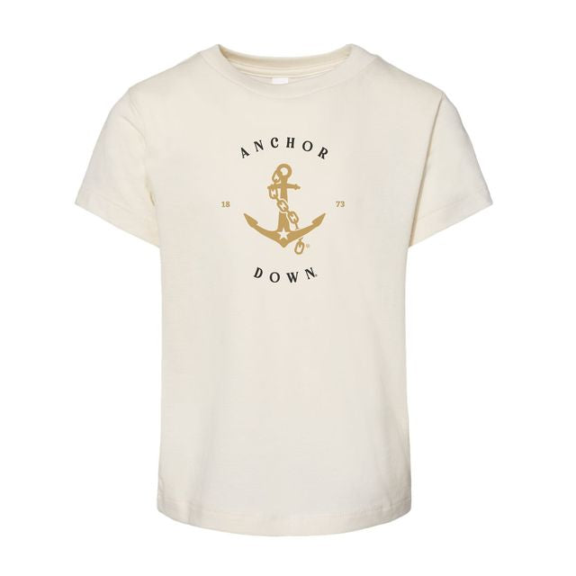 The Anchor Down | Toddler Natural Tee