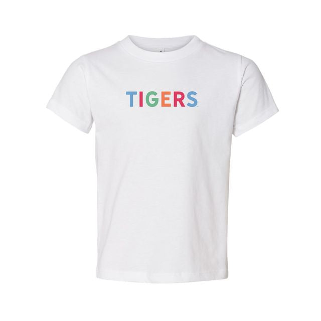 The Tigers Multi | Toddler White Tee