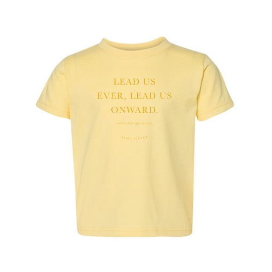 The App State Alma Mater | Toddler Butter Tee