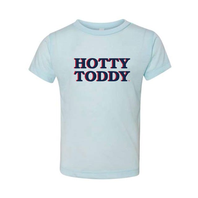 The Hotty Toddy Block | Toddler Ice Blue Tee