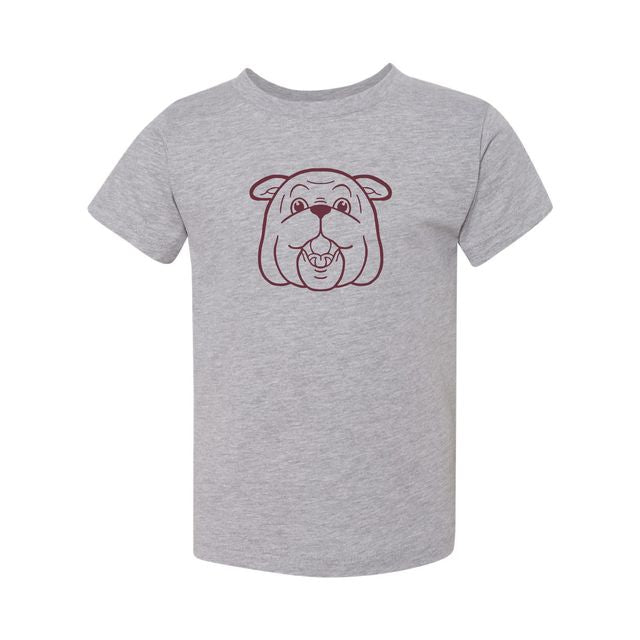 The Bully Outline | Toddler Athletic Heather Tee