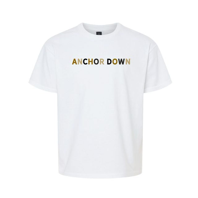 The Anchor Down Multi | Youth White Tee