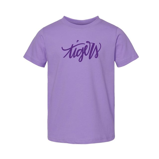 The Tigers Script | Toddler Lavender Tee