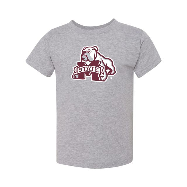 The Bulldog M Logo | Toddler Athletic Heather Tee