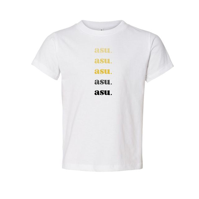 The ASU Repeat | Toddler White Tee