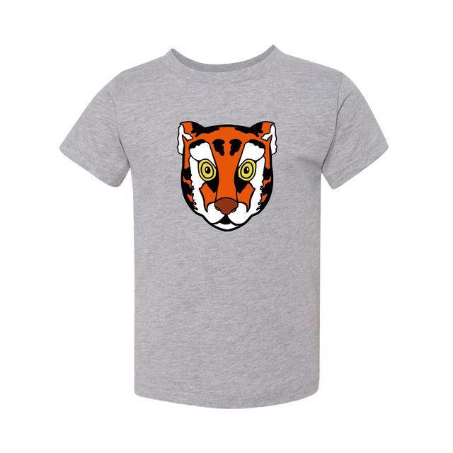 The Tiger Head | Toddler Athletic Heather