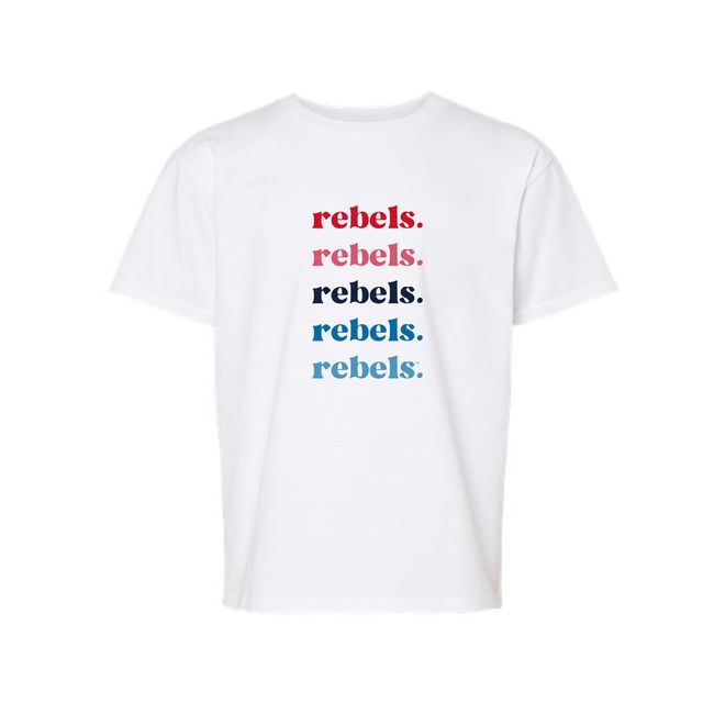 The Rebels Repeat | Youth White Tee