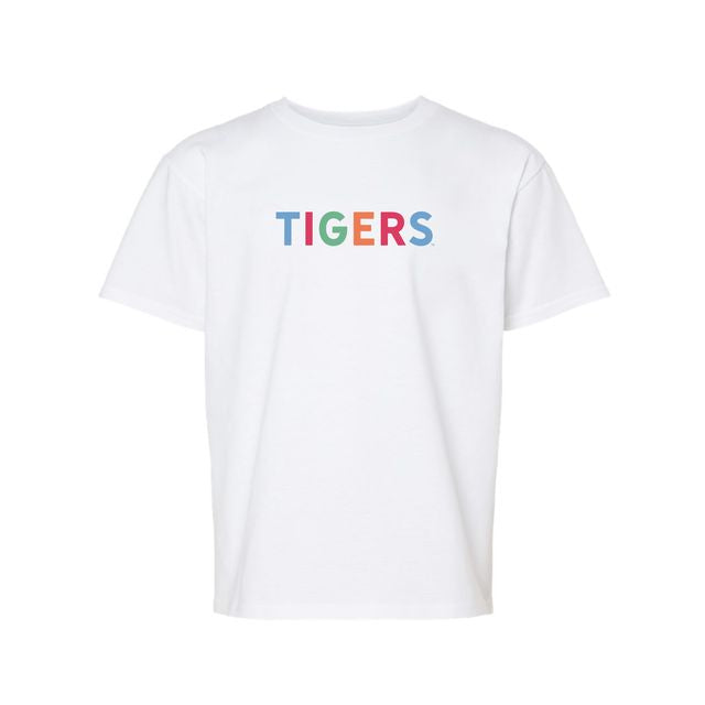 The Tigers Multi | Youth White Tee