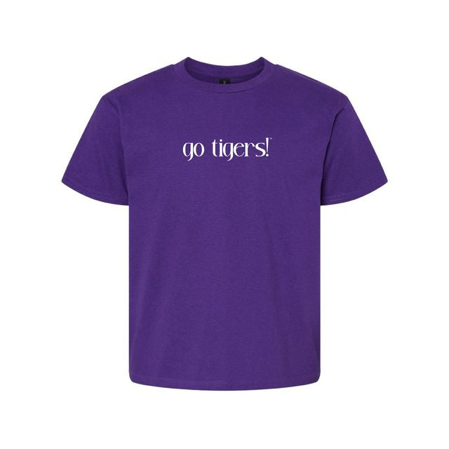 The Go Tigers! | Youth Purple Tee