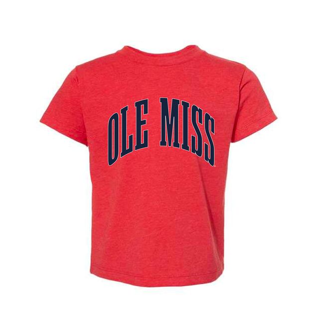 The Big Ole Miss Arch | Toddler Heather Red Tee