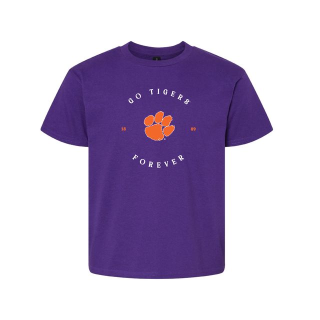 The Go Tigers Forever | Youth Purple Tee