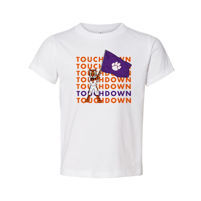 The Touchdown Clemson | Toddler White Tee