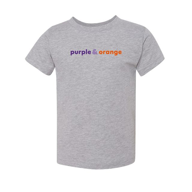 The Purple & Orange | Toddler Athletic Heather