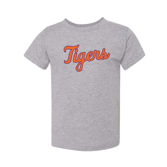 The Tigers Baseball Script | Toddler Athletic Heather