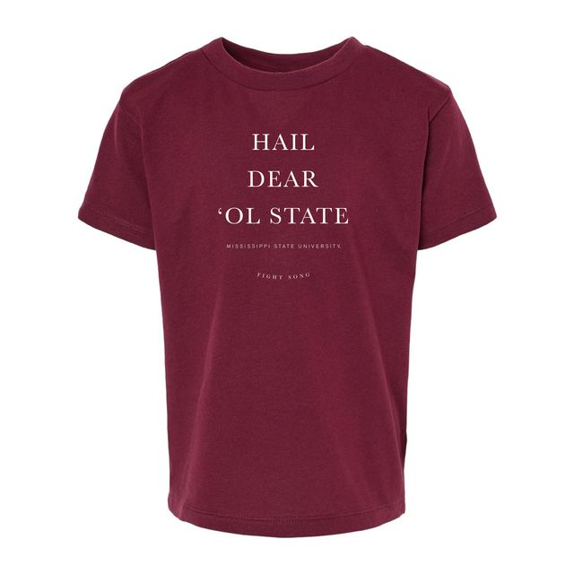 The MSU Fight Song | Toddler Maroon Tee