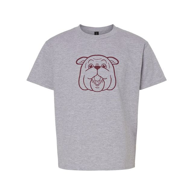 The Bully Outline | Youth Sport Grey Tee