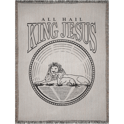 The All Hail King Jesus | Woven Blanket
