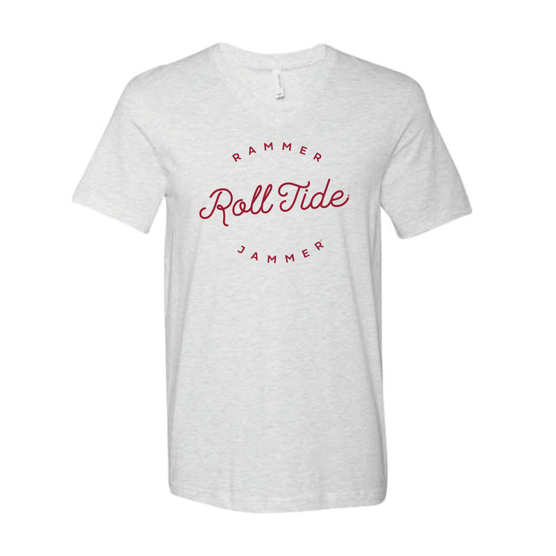 The Script Roll Tide | Ash V-Neck Tee