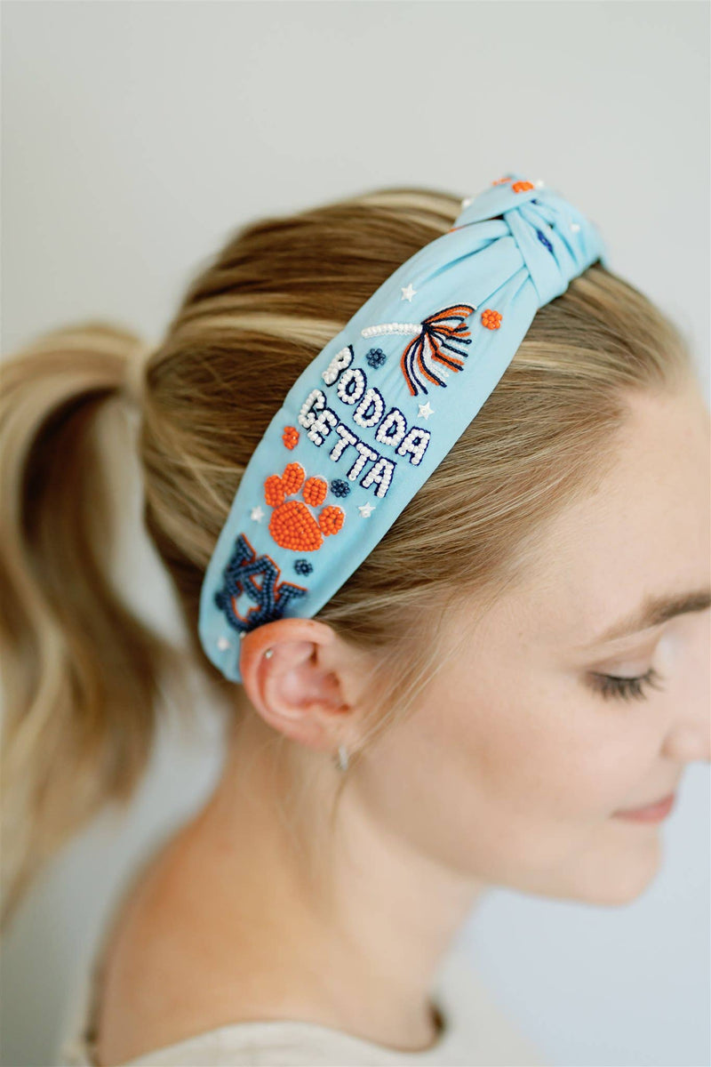 The Auburn University Hand-Beaded Headband