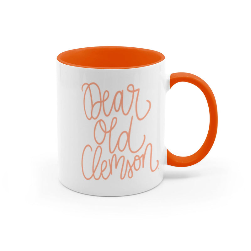 The Dear Old Clemson Script | Accent Mug