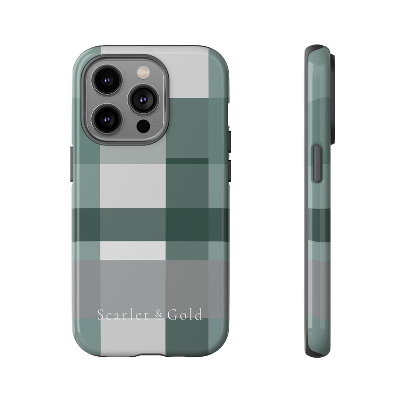 The Green & Grey Plaid | Phone Case