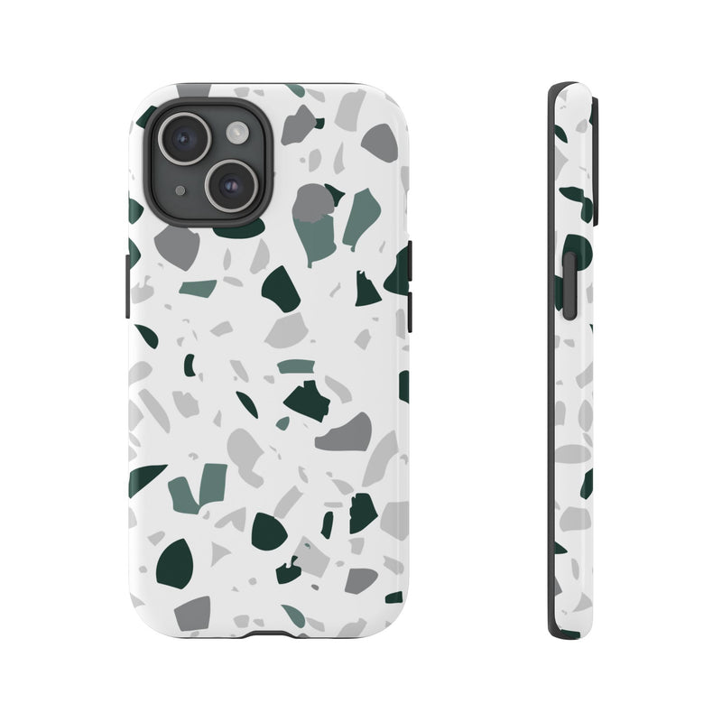 The Green & Grey Terrazzo | Phone Case