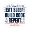 The Build Code Repeat | Sticker