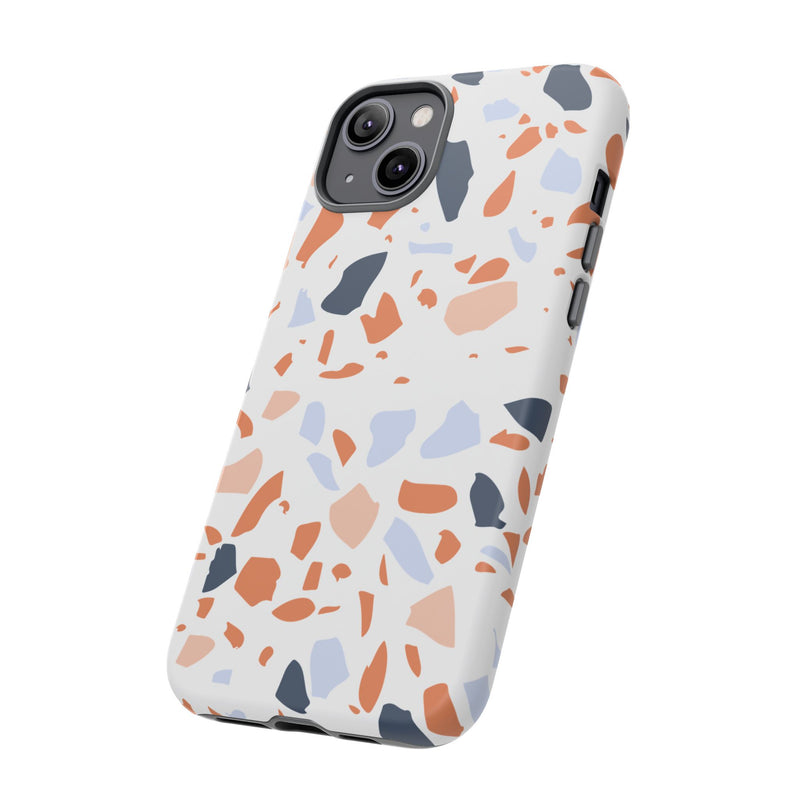 The Orange & Blue Terrazzo | Phone Case