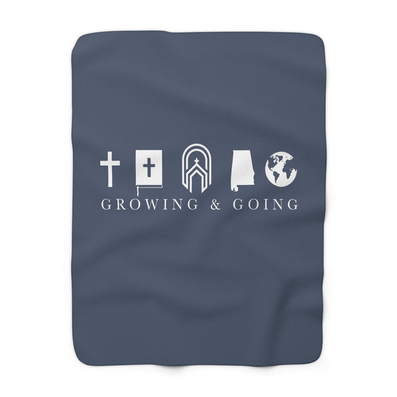 The Growing & Going | Sherpa Fleece Blanket