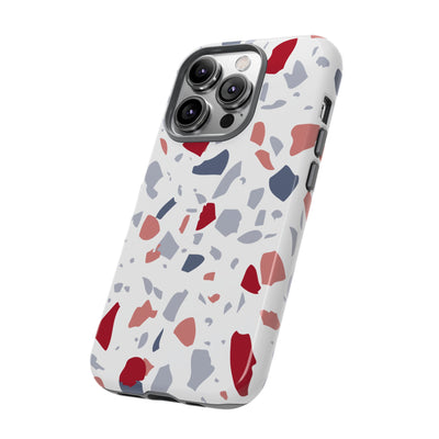 The Red & Blue Terrazzo | Phone Case