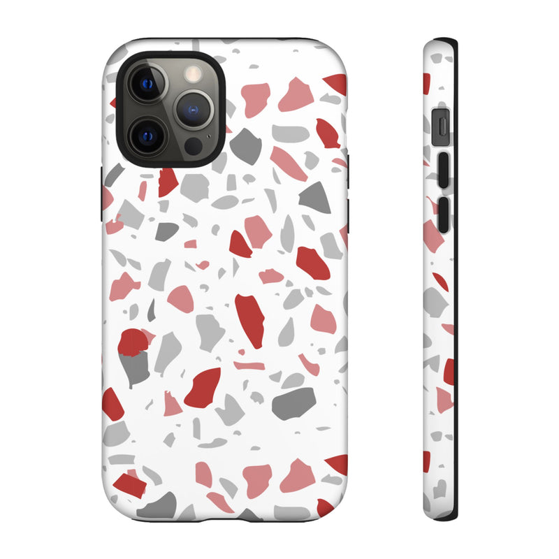 The Red & Black Terrazzo | Phone Case