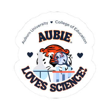 The Aubie Loves Science | Sticker