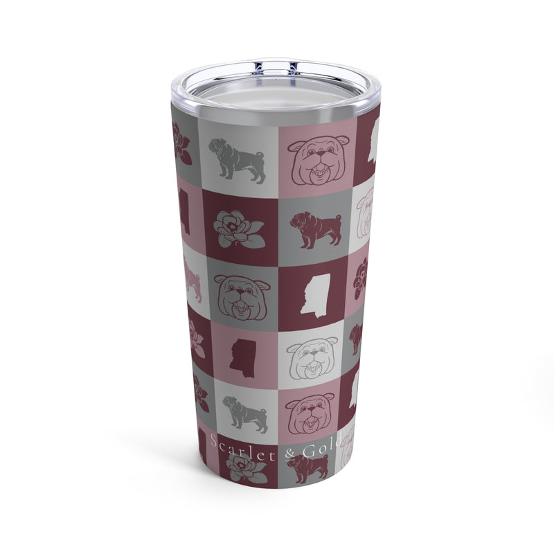 The Maroon & White All The Things | Tumbler 20oz