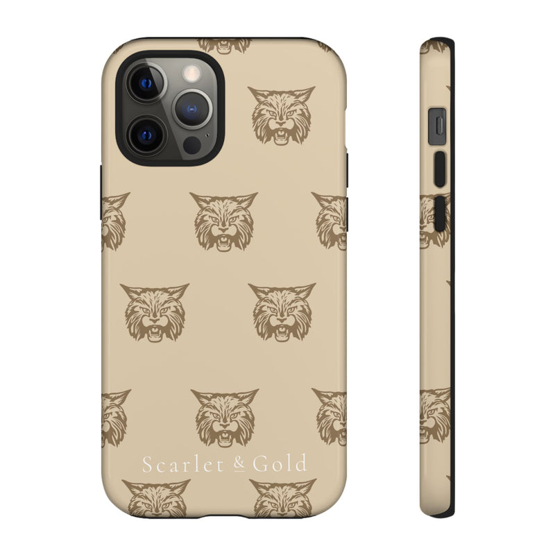 The Gold Bobcats Head Repeat | Phone Case