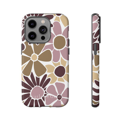 The Maroon & Gold Floral | Phone Case