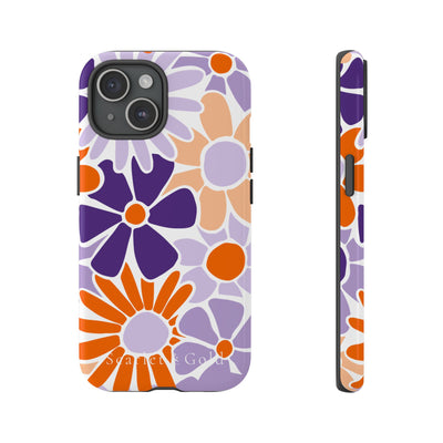 The Orange & Purple Floral | Phone Case