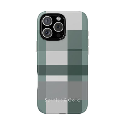 The Green & Grey Plaid | Phone Case