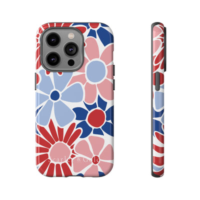 The Red & Royal Floral | Phone Case