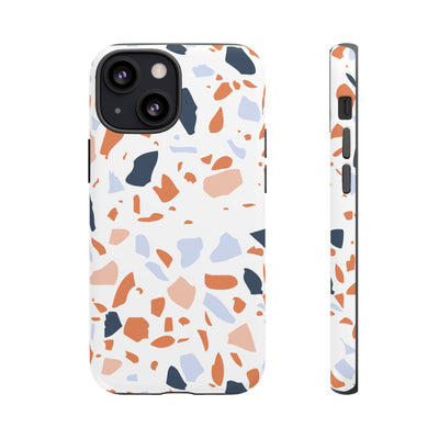 The Orange & Blue Terrazzo | Phone Case